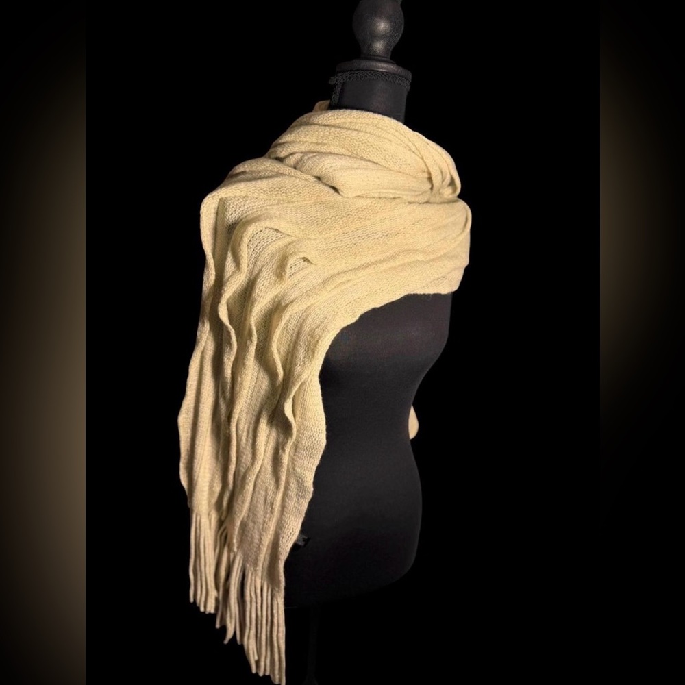 Elegant Cream Scarf/Wrap